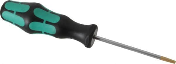 Wera - T15 Torx Driver - 3-5/32" Blade Length, 7" OAL, Ergonomic Handle - A1 Tooling