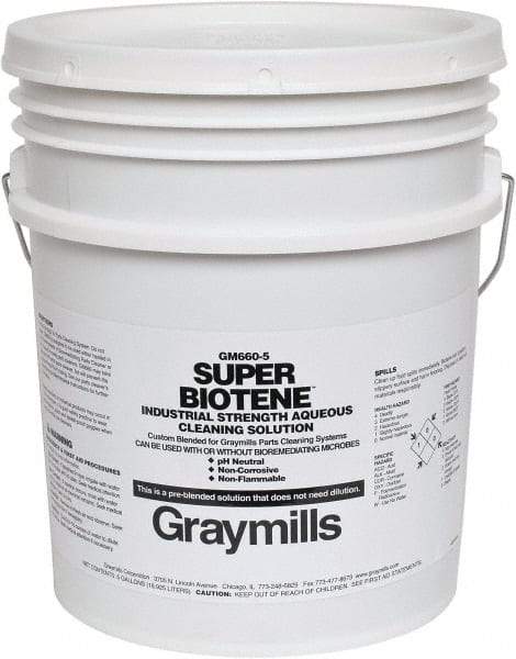 Graymills - 5 Gal Pail Parts Washer Fluid - Water-Based - A1 Tooling