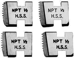 Florida Pneumatic - 1-1/2 - 11-1/2 NPSM, Right Hand, Alloy Steel, Pipe Threader Die - Berkley 41000, Ridgid 12R, 00-R, 111-R, 0-R, 11-R, 30A, 31A Compatibility - Exact Industrial Supply