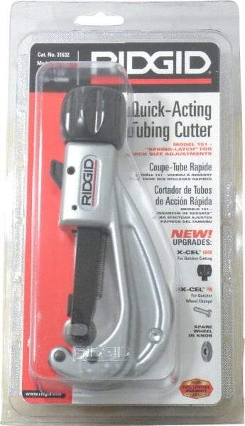 Ridgid - 1/4" to 1-5/8" Pipe Capacity, Tube Cutter - Cuts Metal - A1 Tooling