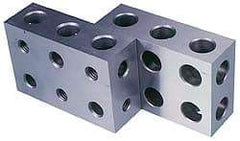 Suburban Tool - 0.0001 Squareness Per Inch, Hardened Steel, 1-2-3 Block with 11 Hole Setup Block - 5/16 - 18 Inch Tapped Hole Size, Sold As Matched Pair - A1 Tooling