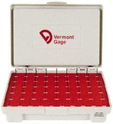 Vermont Gage - 55 Piece, 0.006-0.06 Inch Diameter Plug and Pin Gage Set - Minus 0.0002 Inch Tolerance, Class ZZ - A1 Tooling