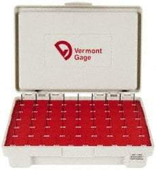 Vermont Gage - 55 Piece, 0.006-0.06 Inch Diameter Plug and Pin Gage Set - Minus 0.0002 Inch Tolerance, Class ZZ - A1 Tooling