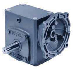 Boston Gear - 1-3/4 Centerline Distance, 15:1, 117 RPM Output,, Speed Reducer - Single Shaft Left, 56C NEMA - A1 Tooling