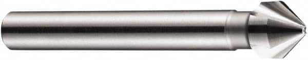 DORMER - 6mm Shank Diam, 3 Flute 82° High Speed Steel Countersink - A1 Tooling