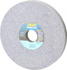 Norton - 7" Diam x 1-1/4" Hole x 3/4" Thick, I Hardness, 46 Grit Surface Grinding Wheel - Aluminum Oxide, Type 1, Coarse Grade, 3,600 Max RPM, Vitrified Bond, One Side Recess - A1 Tooling