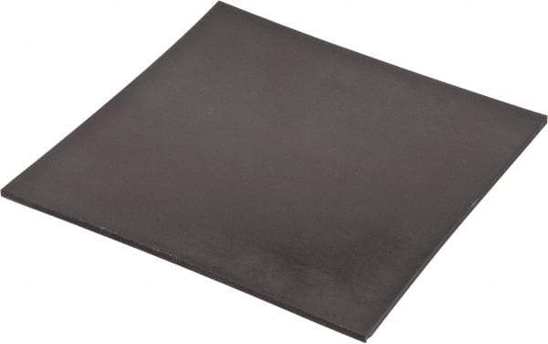 Made in USA - 12" Long, 12" Wide, 1/4" Thick, Neoprene Rubber Foam Sheet - 35 to 45 Durometer, Black, -20 to 220°F, 800 psi Tensile Strength, Stock Length - A1 Tooling