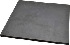 Made in USA - 12" Long, 12" Wide, 1/2" Thick, Neoprene Rubber Foam Sheet - 35 to 45 Durometer, Black, -20 to 220°F, 800 psi Tensile Strength, Stock Length - A1 Tooling