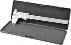 Value Collection - 0 to 6" Carbon Steel Vernier Caliper - 0.05mm Graduation, 1.5748" Jaw Depth, 0.0012" Accuracy, Includes Depth, Inside Diameter, Outside Diameter, Step - A1 Tooling