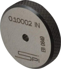 SPI - 0.1" Inside x 0.98" Outside Diameter, 0.28" Thick, Setting Ring - Accurate to 0.00006", Silver - A1 Tooling