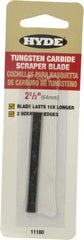 Hyde Tools - Solid Carbide 2-Edge Scraper Replacement Blade - 5-7/8" Blade Length x 2-1/2" Blade Width, For 10620 - A1 Tooling