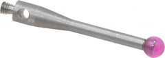 SPI - 3 mm Ball Diameter, M2 Thread, Ruby Point Ball Tip CMM Stylus - 20 mm Overall Length - A1 Tooling