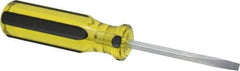 Stanley - Standard Slotted Screwdriver - Round Shank, Acetate Handle - A1 Tooling