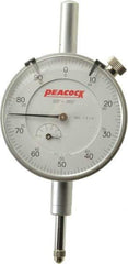 Peacock - 1/2" Range, 0-100 Dial Reading, 0.001" Graduation Dial Drop Indicator - 2-3/64" Dial, 0.001" Accuracy, Revolution Counter - A1 Tooling