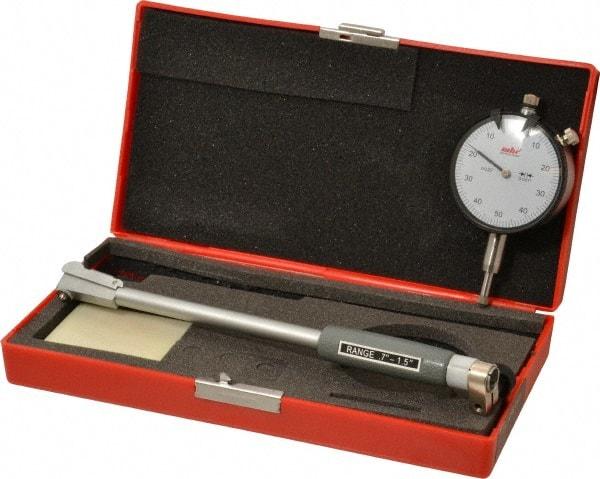 Value Collection - 8 Anvil, 0.7 to 1-1/2" Dial Bore Gage - 0.001" Graduation, 5" Gage Depth - A1 Tooling