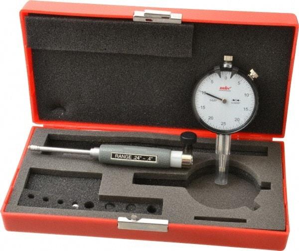 Value Collection - 9 Anvil, 0.24 to 0.4" Dial Bore Gage - 0.0005" Graduation, 1.57" Gage Depth - A1 Tooling