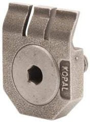 Mitee-Bite - 2-1/2mm Clamping Height, 880 Lb Clamping Pressure, Standard Height Swivel Stop Positioning Stop - 2-1/2mm Jaw Height, Spring Steel, Series Mitee-Bite Kopal Mini Clamps - A1 Tooling