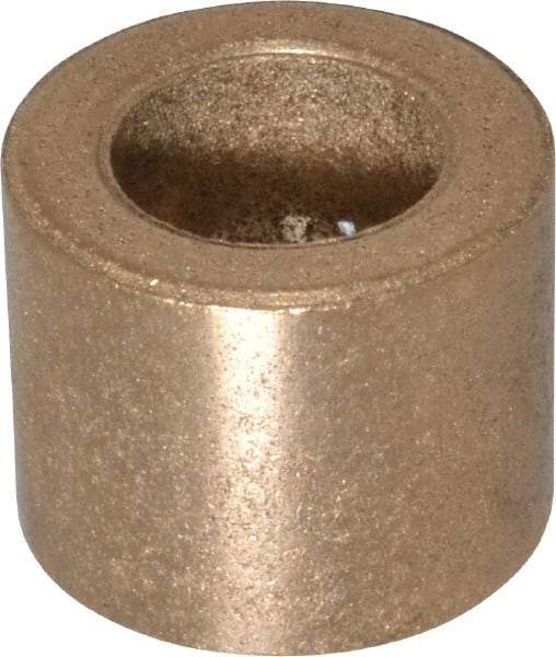 Boston Gear - 3/8" Inside x 5/8" Outside Diam, Oil Impregnated Bronze SAE-841 Sleeve Bearing - 1/2" OAL - A1 Tooling