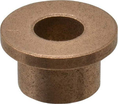 Boston Gear - 3/8" Inside x 5/8" Outside Diam, Oil Impregnated Bronze Sleeve Bearing - 7/8" Flange Outside Diam, 1/8" Flange Thickness, 1/2" OAL - A1 Tooling