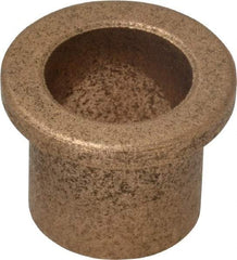 Boston Gear - 5/8" Inside x 3/4" Outside Diam, Oil Impregnated Bronze Sleeve Bearing - 1" Flange Outside Diam, 1/8" Flange Thickness, 3/4" OAL - A1 Tooling