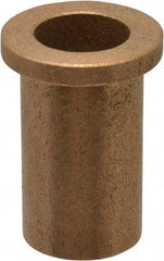 Boston Gear - 5/8" Inside x 13/16" Outside Diam, Oil Impregnated Bronze Sleeve Bearing - 1-1/16" Flange Outside Diam, 5/32" Flange Thickness, 1-1/2" OAL - A1 Tooling