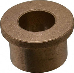 Boston Gear - 5/8" Inside x 1" Outside Diam, Oil Impregnated Bronze Sleeve Bearing - 1-1/4" Flange Outside Diam, 5/32" Flange Thickness, 3/4" OAL - A1 Tooling