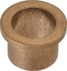 Boston Gear - 3/4" Inside x 7/8" Outside Diam, Oil Impregnated Bronze Sleeve Bearing - 1-1/8" Flange Outside Diam, 5/32" Flange Thickness, 3/4" OAL - A1 Tooling