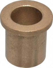 Boston Gear - 3/4" Inside x 1" Outside Diam, Oil Impregnated Bronze Sleeve Bearing - 1-1/4" Flange Outside Diam, 5/32" Flange Thickness, 1-1/4" OAL - A1 Tooling