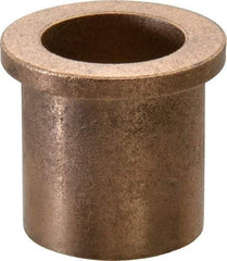 Boston Gear - 7/8" Inside x 1-1/8" Outside Diam, Oil Impregnated Bronze Sleeve Bearing - 1-3/8" Flange Outside Diam, 5/32" Flange Thickness, 1-1/4" OAL - A1 Tooling