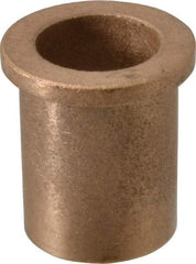 Boston Gear - 7/8" Inside x 1-1/8" Outside Diam, Oil Impregnated Bronze Sleeve Bearing - 1-3/8" Flange Outside Diam, 5/32" Flange Thickness, 1-1/2" OAL - A1 Tooling