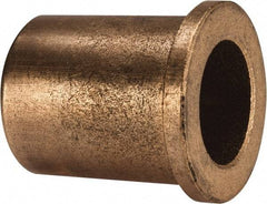 Boston Gear - 1" Inside x 1-3/8" Outside Diam, Oil Impregnated Bronze Sleeve Bearing - 1-5/8" Flange Outside Diam, 3/16" Flange Thickness, 1-3/4" OAL - A1 Tooling