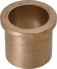 Boston Gear - 1-1/4" Inside x 1-1/2" Outside Diam, Oil Impregnated Bronze Sleeve Bearing - 1-3/4" Flange Outside Diam, 3/16" Flange Thickness, 1-1/2" OAL - A1 Tooling