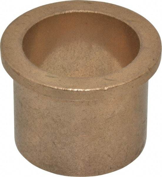 Boston Gear - 1-1/2" Inside x 1-3/4" Outside Diam, Oil Impregnated Bronze Sleeve Bearing - 2-1/16" Flange Outside Diam, 3/16" Flange Thickness, 1-1/2" OAL - A1 Tooling