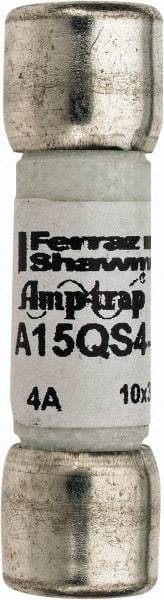 Ferraz Shawmut - 150 VAC/VDC, 4 Amp, Fast-Acting Semiconductor/High Speed Fuse - Clip Mount, 1-1/2" OAL, 100 at AC, 50 at DC kA Rating, 13/32" Diam - A1 Tooling