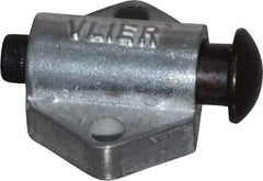 Vlier - 7/8" Base Width, 1/8" Stroke Len, 3/8" Stop Head OD, 21/32" Btw Mt Hole Ctrs, 19/32" Btw Mt Hole & Edge, Round Spring Locating Stop - 11/16" Body Len x 7/8" Body Width, 7/32" Base Thickness, 5.13 Lb Init, 10 Lb Mid, 14.9 Lb Final End Force - A1 Tooling