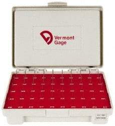 Vermont Gage - 55 Piece, 0.0065 to 0.0605 Inch Diameter Plug & Pin Gage Set - Plus 0.0002 Inch Tolerance, Class ZZ - A1 Tooling