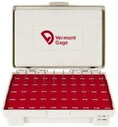 Vermont Gage - 50 Piece, 0.0115-0.0605 Inch Diameter Plug and Pin Gage Set - Plus 0.0002 Inch Tolerance, Class ZZ - A1 Tooling