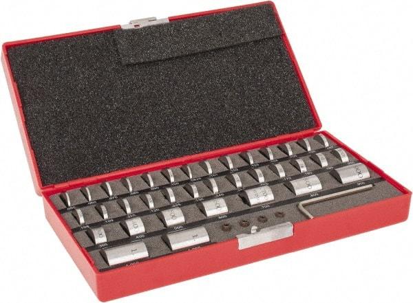 Value Collection - 36 Piece, 0.05 to 1", Spacer Block Set - Round, 0.0001" Tolerance - A1 Tooling