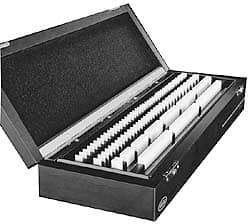 Mahr - 111 Piece, 0.5 to 100mm, Grade 2, Ceramic Gage Block Set - Rectangular - A1 Tooling