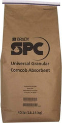 Brady SPC Sorbents - 40 Lb Bag Corncob Granular Sorbent - Universal Use - A1 Tooling