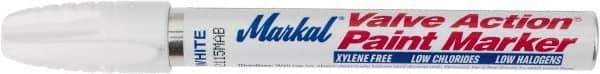 Markal - White Permanent Marker - Felt Tip - A1 Tooling