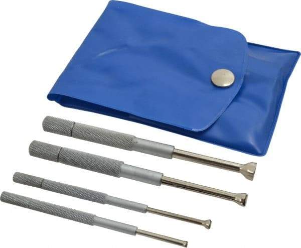 Value Collection - 1/8 to 1/2 Inch Measurement, Small Hole Gage Set - Half Ball, Includes Case - A1 Tooling