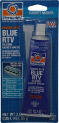 Permatex - 3 oz Tube Blue Butyl Rubber Gasket Sealant - -65 to 400°F Operating Temp, 24 hr Full Cure Time - A1 Tooling