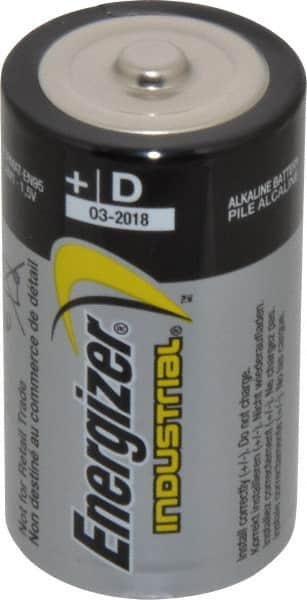 Energizer - Size D, Alkaline, 12 Pack, Standard Battery - 1.5 Volts, Button Tab Terminal, LR20, ANSI, IEC Regulated - A1 Tooling