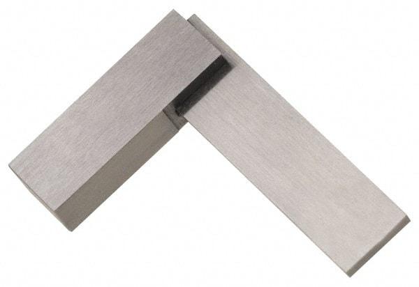 Value Collection - 5" Blade Length, 3" Base Length Steel Square - 0.0003" Accuracy - A1 Tooling