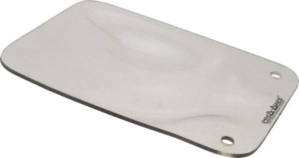 PRO-SAFE - Polycarbonate Concave Shield - 6" Wide x 8" Long x 1/8" Thick, Magnetic Base, For General Purpose Use - A1 Tooling