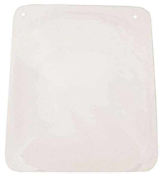 PRO-SAFE - Polycarbonate Concave Shield - 10" Wide x 12" Long x 1/8" Thick, Magnetic Base, For General Purpose Use - A1 Tooling