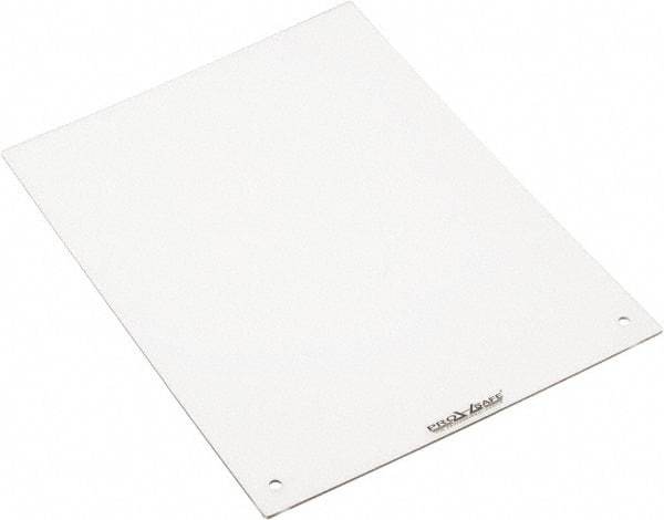 PRO-SAFE - Polycarbonate Flat Shield - 12" Wide x 16" Long x 1/8" Thick, Magnetic Base, For General Purpose Use - A1 Tooling