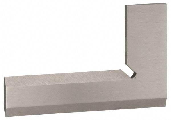 Value Collection - 6-1/4" Blade Length, 4" Base Length Steel Square - 0.0014" Accuracy, Beveled Edge - A1 Tooling