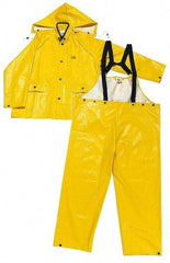 OnGuard - Size S, Yellow, Rain Three Piece Suit - Detachable Hood - A1 Tooling